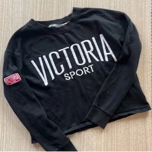 Victoria sport VSX crew cropped sweatshirt